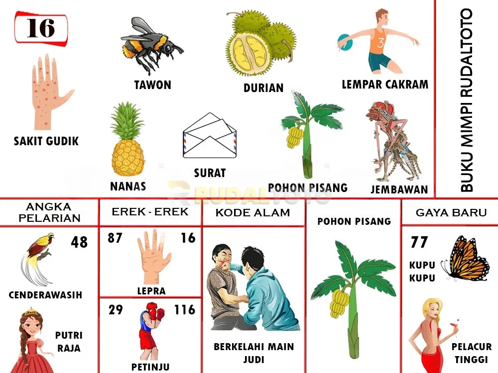 buku mimpi erek erek togel 16